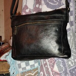 fossil leather bag